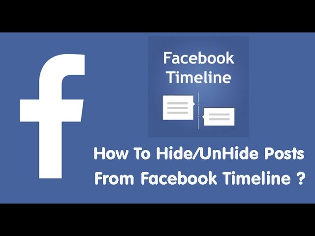 How To HideUnHide Your Posts From Your Facebook Timeline II Keep Your Timeline Clean in Nepali