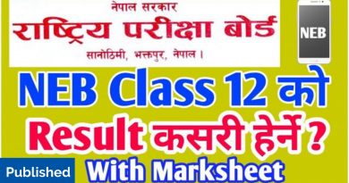 NEB Class 12 result published in Nepal